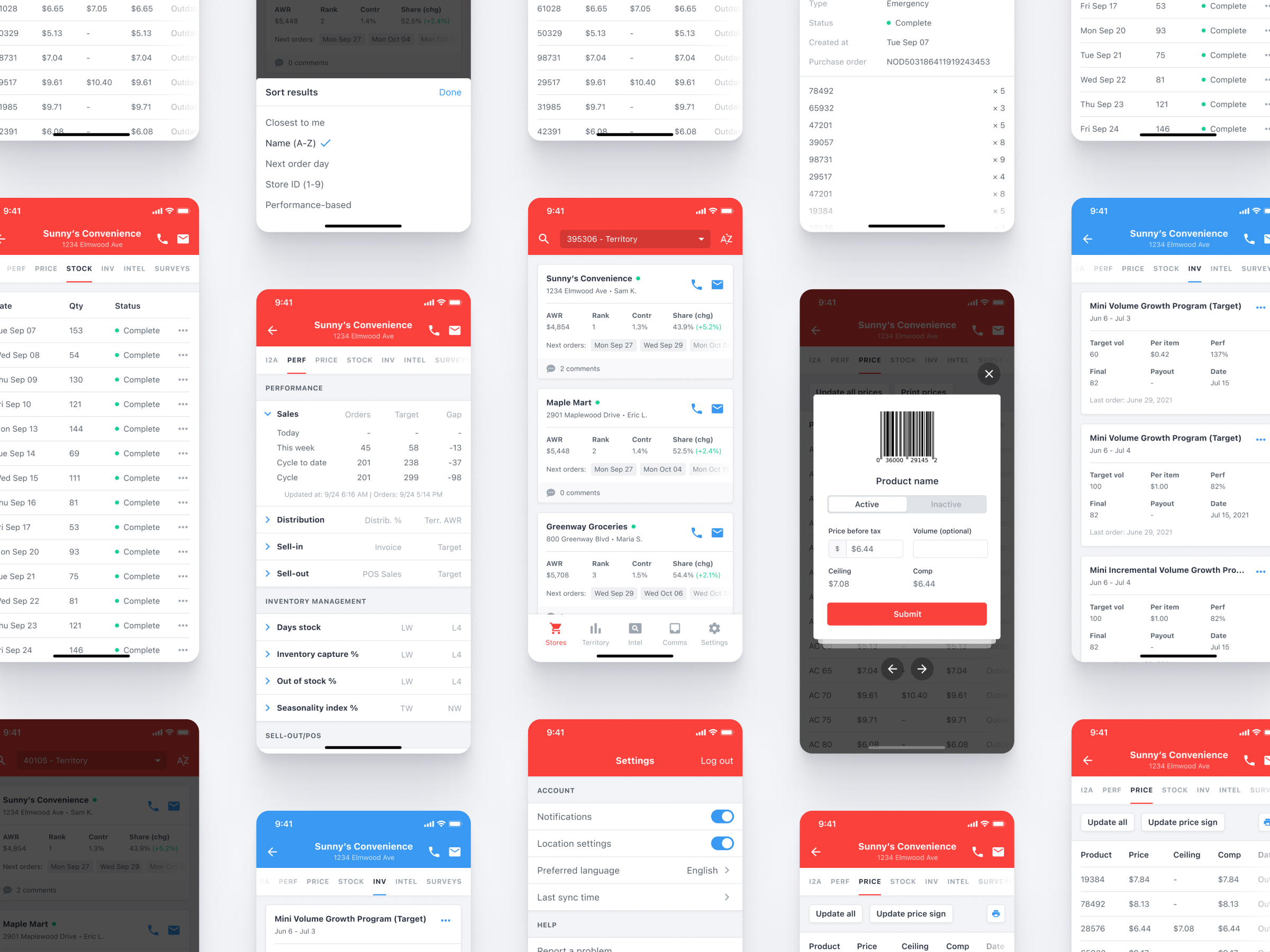 Mobile-optimized web app